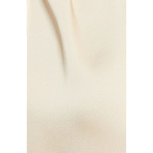 AMY LYNN Long Sleeve MIDI Wrap Dress in Oyster - Large NWT CHAMPAGNE - Picture 5 of 6